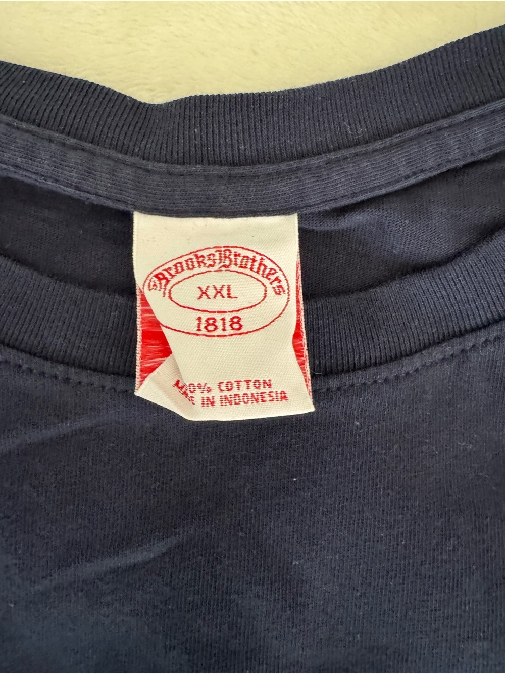 Men’s Cotton Brooks Brothers T-Shirt XXL - Picture 4 of 4